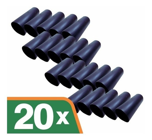 20 Tubos Cebaderos R-25 75 Mm X 250 Mm