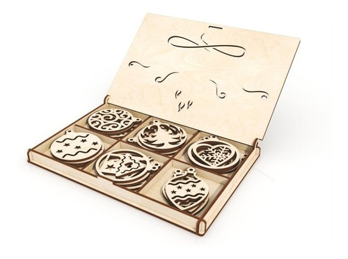 Kit 30 Pzs. Copos De Nieve Navideñas 10cm Para Pintar