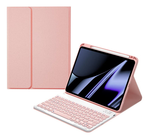 Funda Con Teclado Para iPad Air 5 / iPad Air 4 Con Soporte P