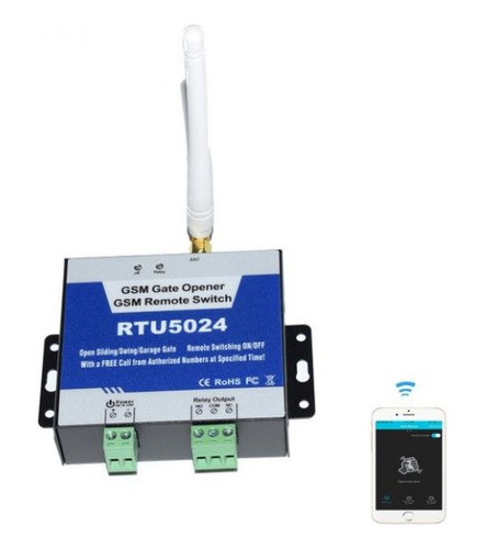 Portones 1 X 2 Chuño Seguridad Hogar Rtu 5024 4g Rtu 3g Gsm