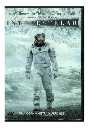 Interestelar Interstellar Christopher Nolan Pelicula Dvd