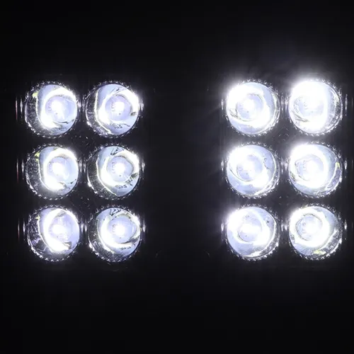 Espejo Retrovisor Ajustable Con Luces Led Polaris
