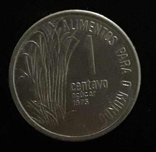 Moeda 1 Centavo Ano 1975 Fao