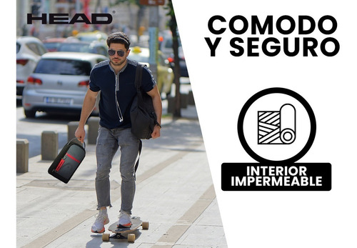 Imagen 7 de 9 de Bolso Botineros Head Unisex Deportivo Futbol Con Llavero