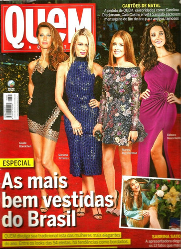 Revista Quem 693/13 - Xuxa/angélica/rita Lee/gisele/marina