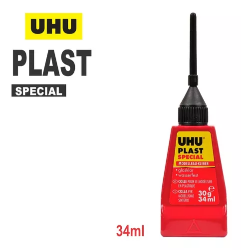comprar Pegamento AGUJA PARA MAQUETAS PLASTICO UHU PLAST SPECIAL