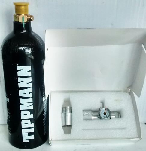 Kit Tanque20oz Co2 Gotcha+ Adaptador+ Regulador Mini Acuario