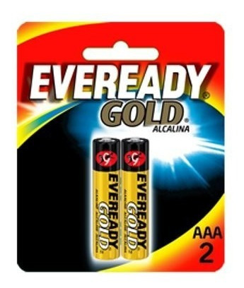 Imagem 2 de 2 de Pilha Eveready Gold Alcalina Aaa - 2 Pares