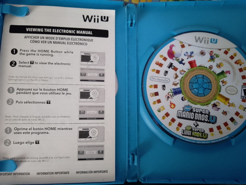 New Super Mario Bros U + New Luigi U Nintendo Wii U Wiiu (Usado)