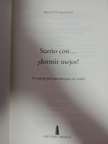 Sueño Con Dormir Mejor (Usado)