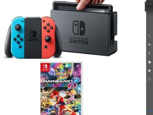 Consola Nintendo Switch Neon + Mario Kart Deluxe 8