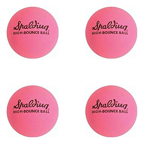 Pelota Spalding De Alto Rebote (paquete De 4)