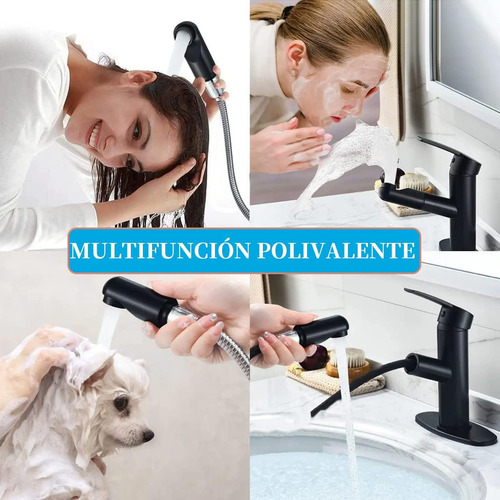 Grifo Monomando Para Lavabo,grifo Extraíble Para Lavabo Baño