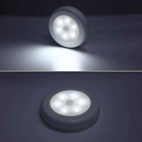 Luz Led Nocturna Magnética Con Sensor De Movimiento 4pcs