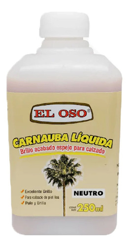 Carnauba Liquida Calzado Brillo Proteccion Bolear Zapatos 