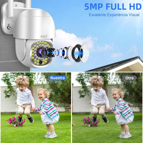 2nlf® Cámara De Seguridad Vigilancia Camara Wifi 5g/2.4g 5mp