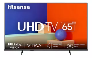 Televisión Hisense Led Smart Tv De 65 65a65kv Ultra Hd 4k