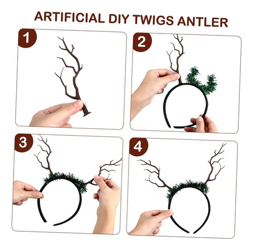 10 Piezas De Mini Troncos De Árboles Artificiales
