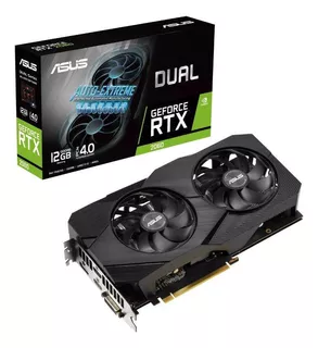 Placa De Vídeo Asus Dual Nvidia Rtx 2060 - 12gb, 192bits, Oc