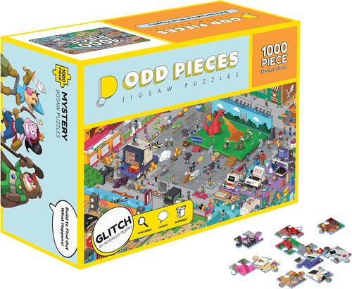 Odd Pieces Mystery Jigsaw Puzzle - Serie 2 Glitch Mystery Pu