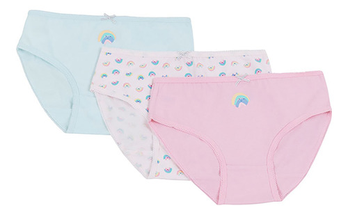 Calzones Niña Kids Tripack Aqua Corona