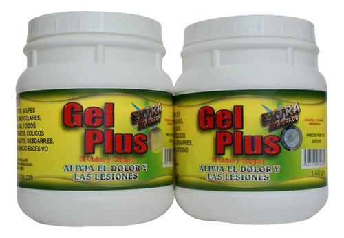 2gel Corporal Dolores Fuertes Plus 1400g.c/un Alivia Dolores