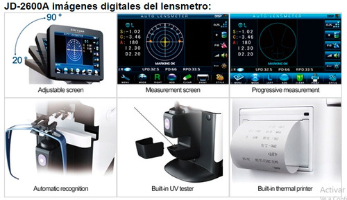 Imagen 4 de 5 de Lensometro Digita Jd-2600a