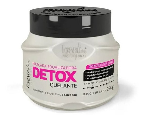 Máscara Detox Quelante 250g Forever Liss