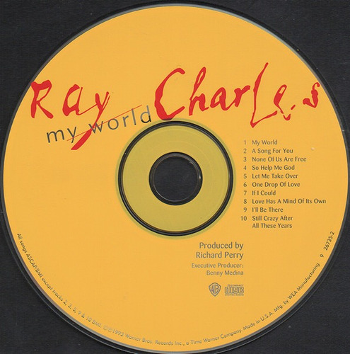 Cd Ray Charles - My World (Usado)