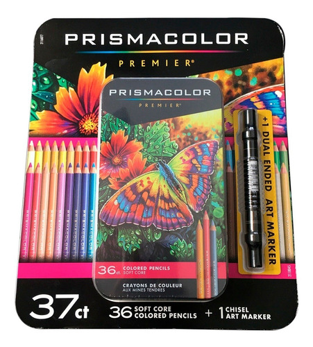 Prismacolor Premier De 36 Colores Profesionales + 1 Marcador