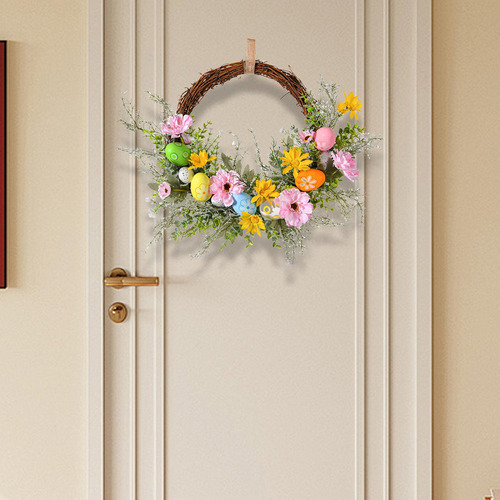 / Corona De Flores Artificiales De Primavera, Estilo C