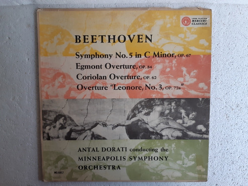 Disco Lp Beethoven / Sinfonía 5 /  Orq Sinfónica Minneapolis