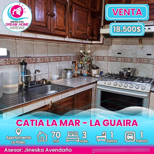 Apartamento En Venta La Páez, Catia La Mar  La Guaira