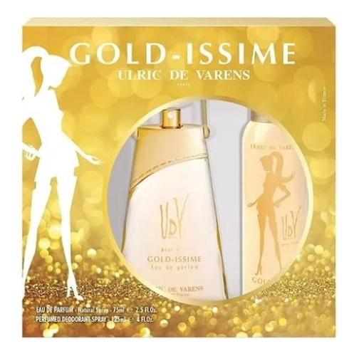 Cofre Udv Gold-issime - Edp 75ml + Deo 125ml