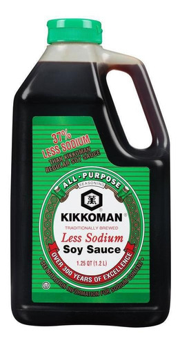 Molho Soja Less Sodium Shoyu Light Menos Sal Kikkoman 1.2l