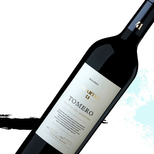 Vino Tomero Cuartel 41 Malbec 750ml - Bodega Vistalba Vistalba Tomero Cuartel 41 - Tinto - Malbec - Botella - Unidad - 1 - 750 mL