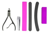 Comprar Lima Y Alicate De Uñas Cortauñas Grande Manicura Set X6 Pzas