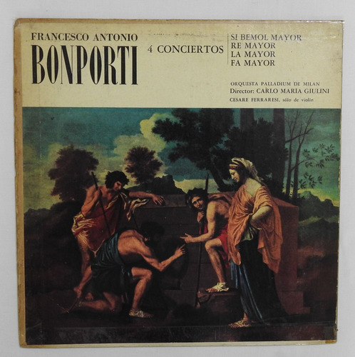 Bonporti 4 Conciertos Carlo Giulini Vinilo (vg+)