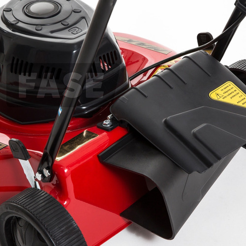 Máquina Cortar Pasto Petri Max 2hp 2500w Bolsa 32lts Tobera Expulsión Lateral 5 Alturas Chasis Acero Corte 42cm 2000m2