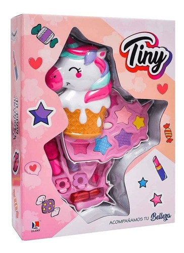 Set De Maquillaje Unicornio En Caja - Tiny - E. Full