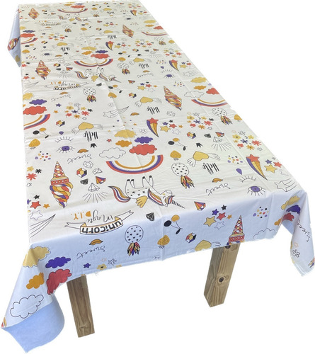 Mantel Impermeable Lavable Ecocuero 2,5m X 1,5m Unicornio