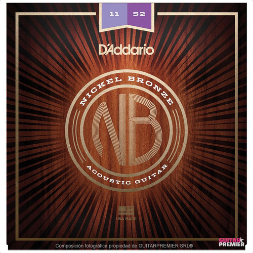 Encordado Guitarra Acustica Nickel Bronze Daddario Nb1152 11