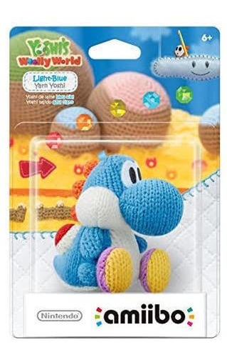 Amiibo Yoshi Light Blue Estambre Nintendo 