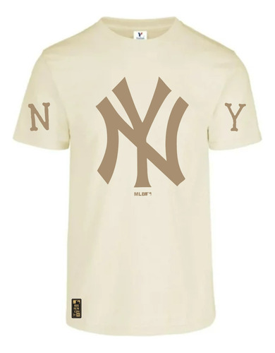Playera Yankees - Logo Gold