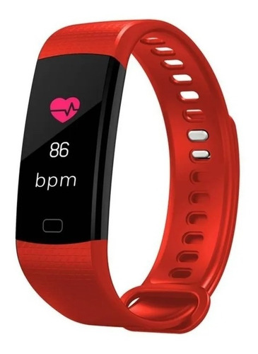 Imagen 7 de 12 de Smartwatch Reloj Targa Smartband 4 Control Pasos Android Ios Color De La Malla Azul