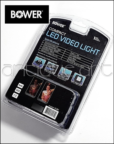 A64 Luz Led Video Bower 36 Brazo Zapata 2 Baterias Cargador (Usado)