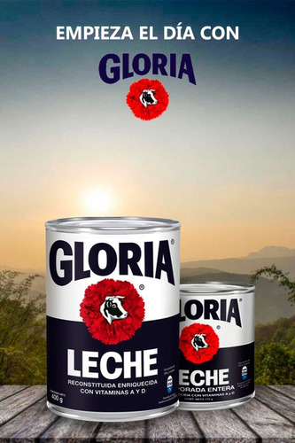 Leche Evaporada Gloria 440g