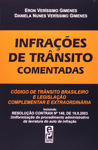 Livro Infrações De Trânsito Comentadas