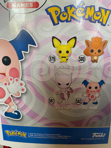 Funko Pop Pokemon Mr. Mime (Usado)
