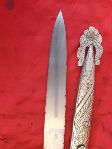 Facon Hoja 30cm Bellver Tandil, Alpaca F.lia Cruz, Sin Uso.